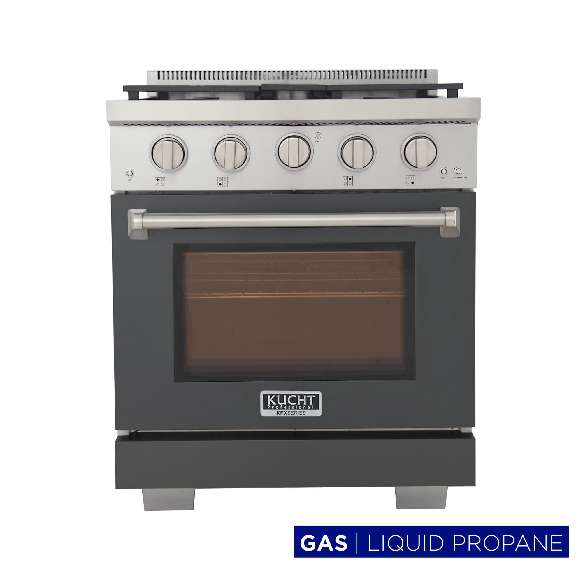 Professional 30-in Propane Gas Range in Light Blue with True Simmer Burners
