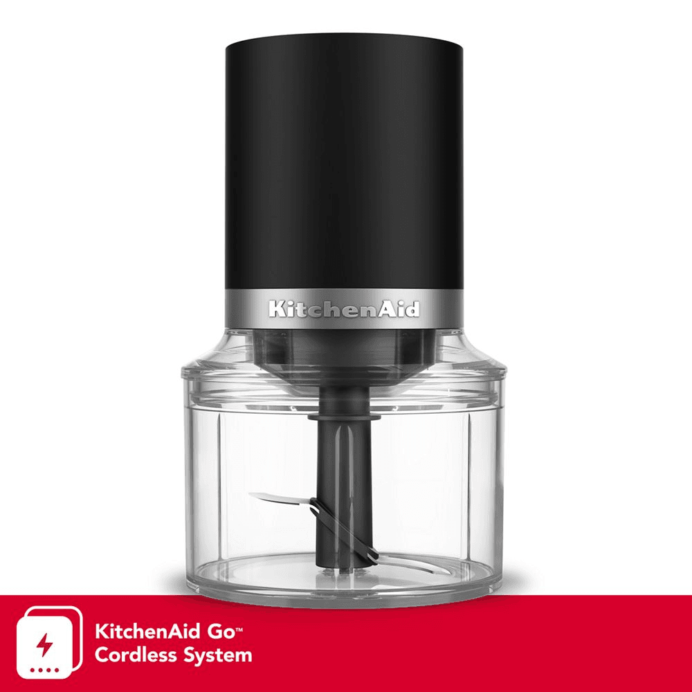 KitchenAid Go™ Cordless Top Down Chopper - battery sold separately - Black Matte
