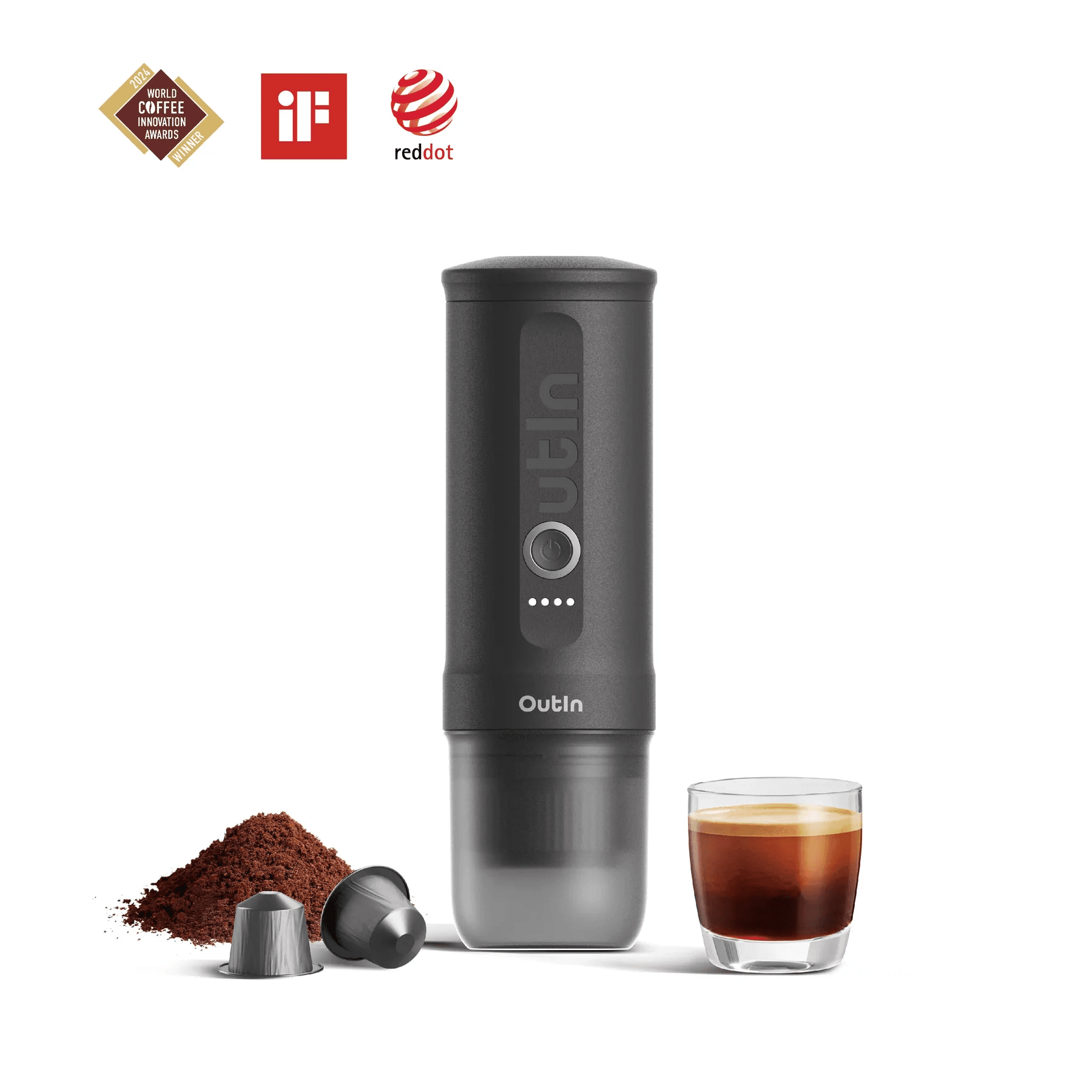 OutIn Nano Portable Espresso Machine (Space Grey)