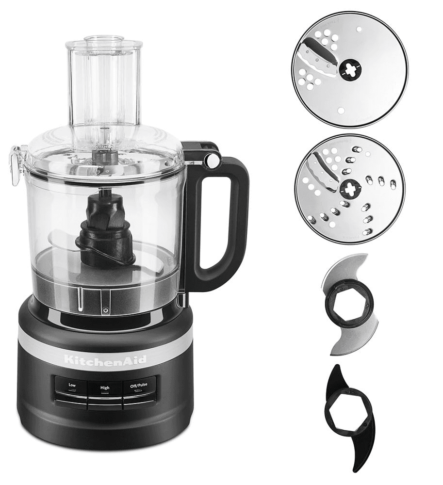 KitchenAid 7 Cup Food Processor Plus - Black Matte
