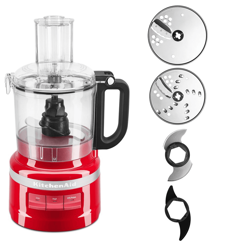 KitchenAid 7 Cup Food Processor Plus - Empire Red