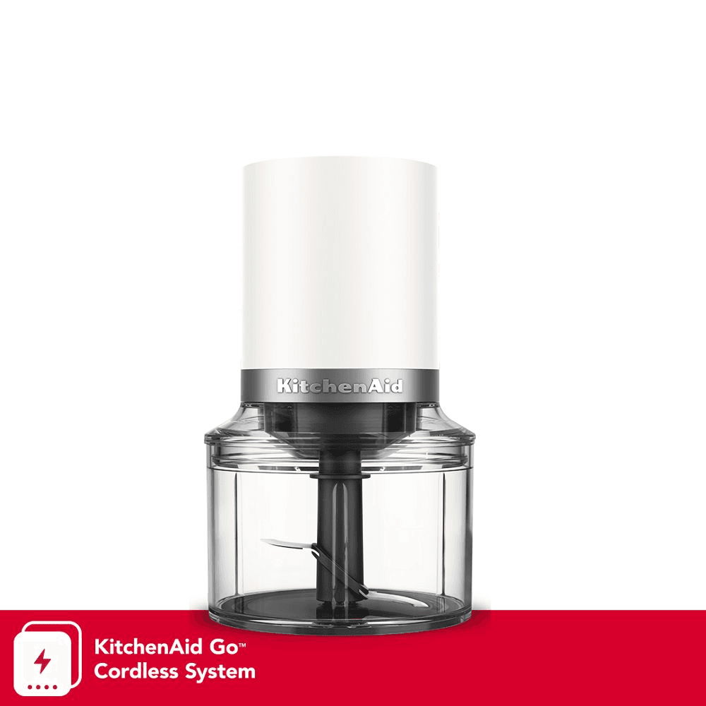 KitchenAid Go™ Cordless Top Down Chopper - battery sold separately - Porcelain White