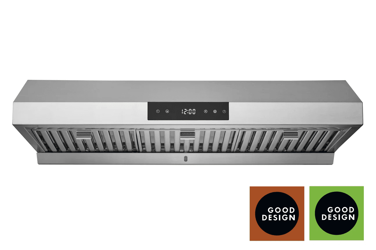 Hauslane Cabinet 36 Inch Under Cabinet Versa Vent Range Hood with Stainless Steel Filters in Stainless Steel