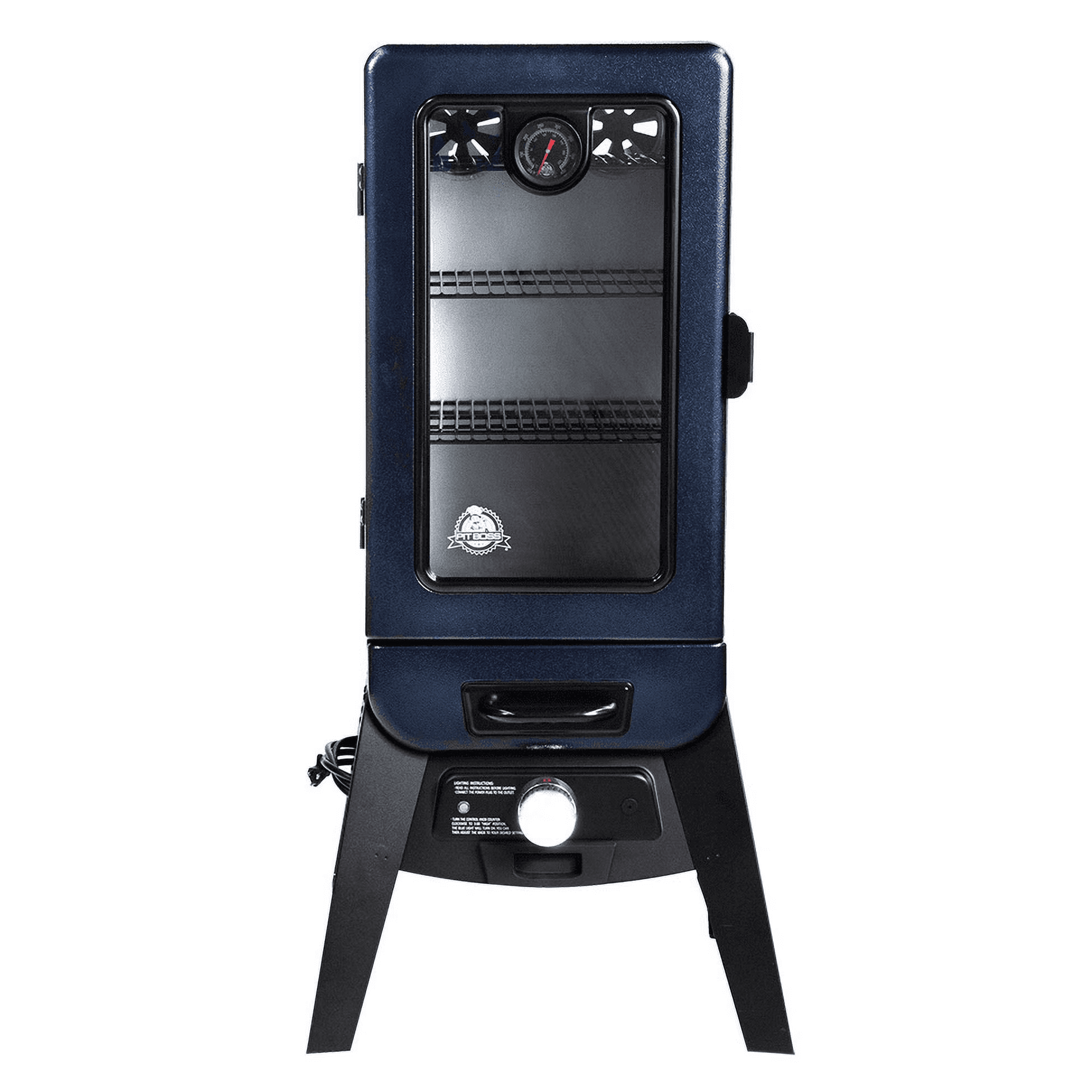 Pit Boss 3-Series Analog Vertical Smoker in Blue Hammertone - PBV3A1
